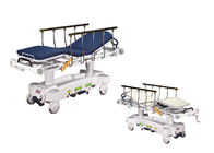Stainless Steel Stretcher Trolley With Safety Belts Height Adjustable For 250kg Load Capacity